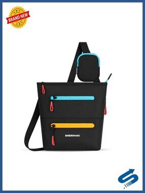 Nylon Crossbody Bag RFID Water Resistant Recycled Lightweight Travel Purse